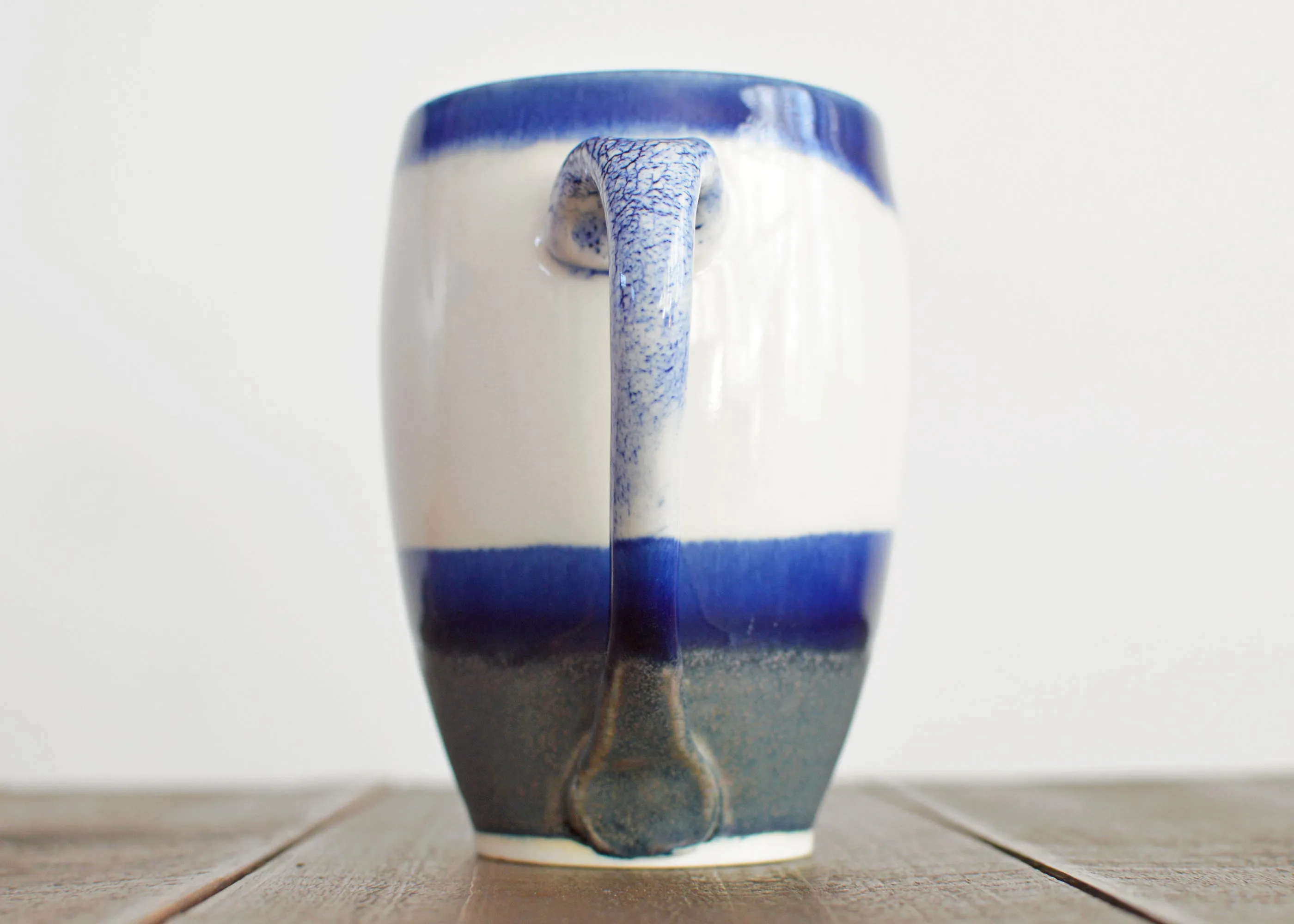 01-B Blue Rounded Mug