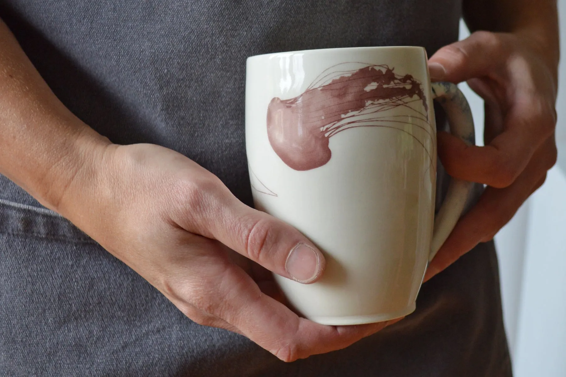 01-M Jellyfish Rounded Mug