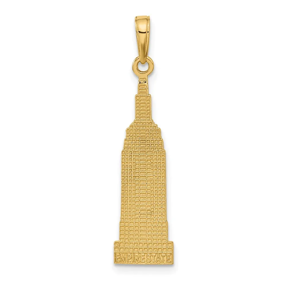 14k EMPIRE STATE Building Pendant