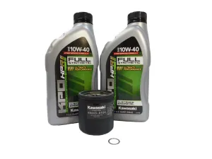 2005-2025 Kawasaki Mule 600 610 SX KAF OEM Full Synthetic Oil Change Kit KAW110