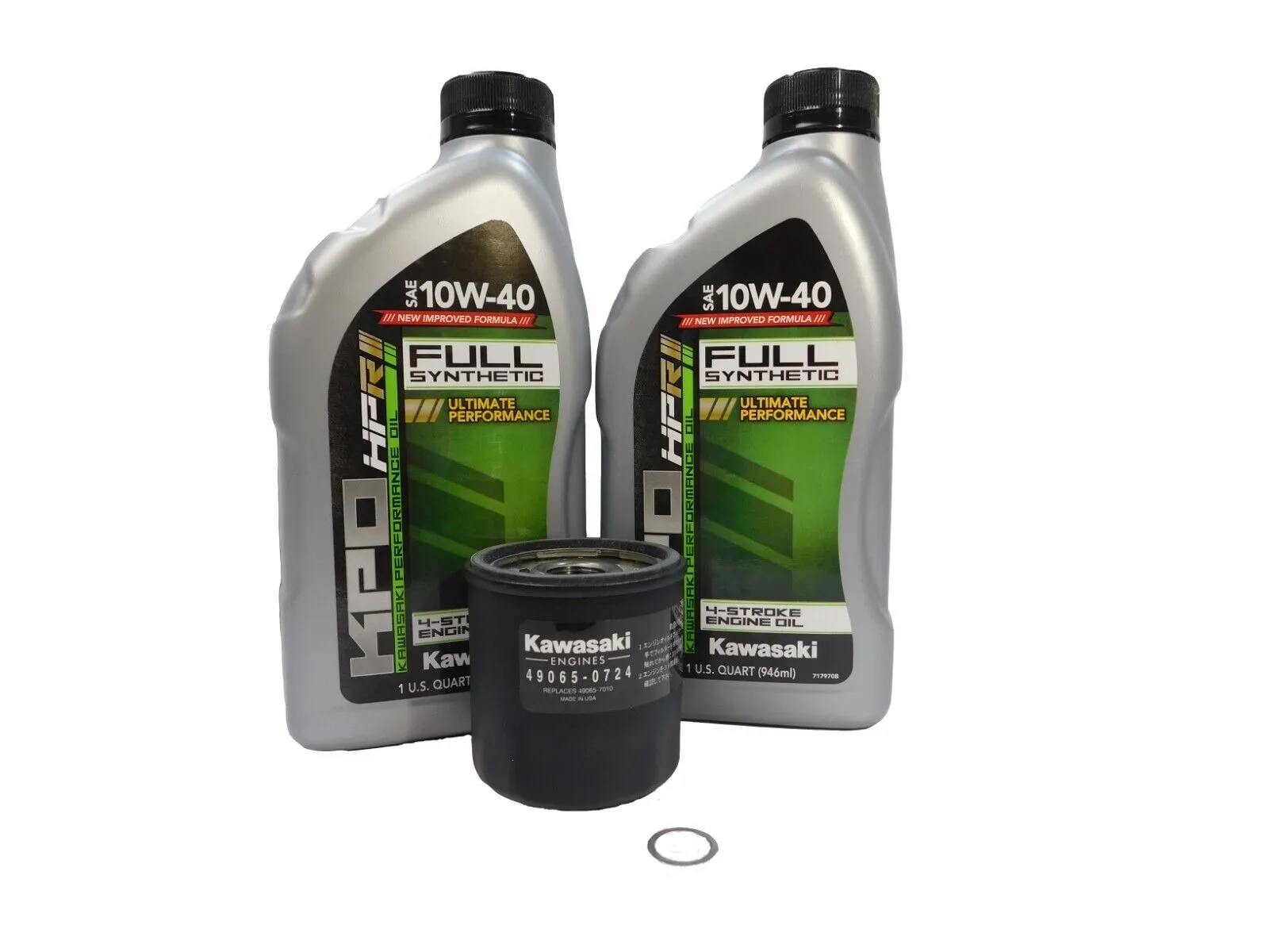 2005-2025 Kawasaki Mule 600 610 SX KAF OEM Full Synthetic Oil Change Kit KAW110