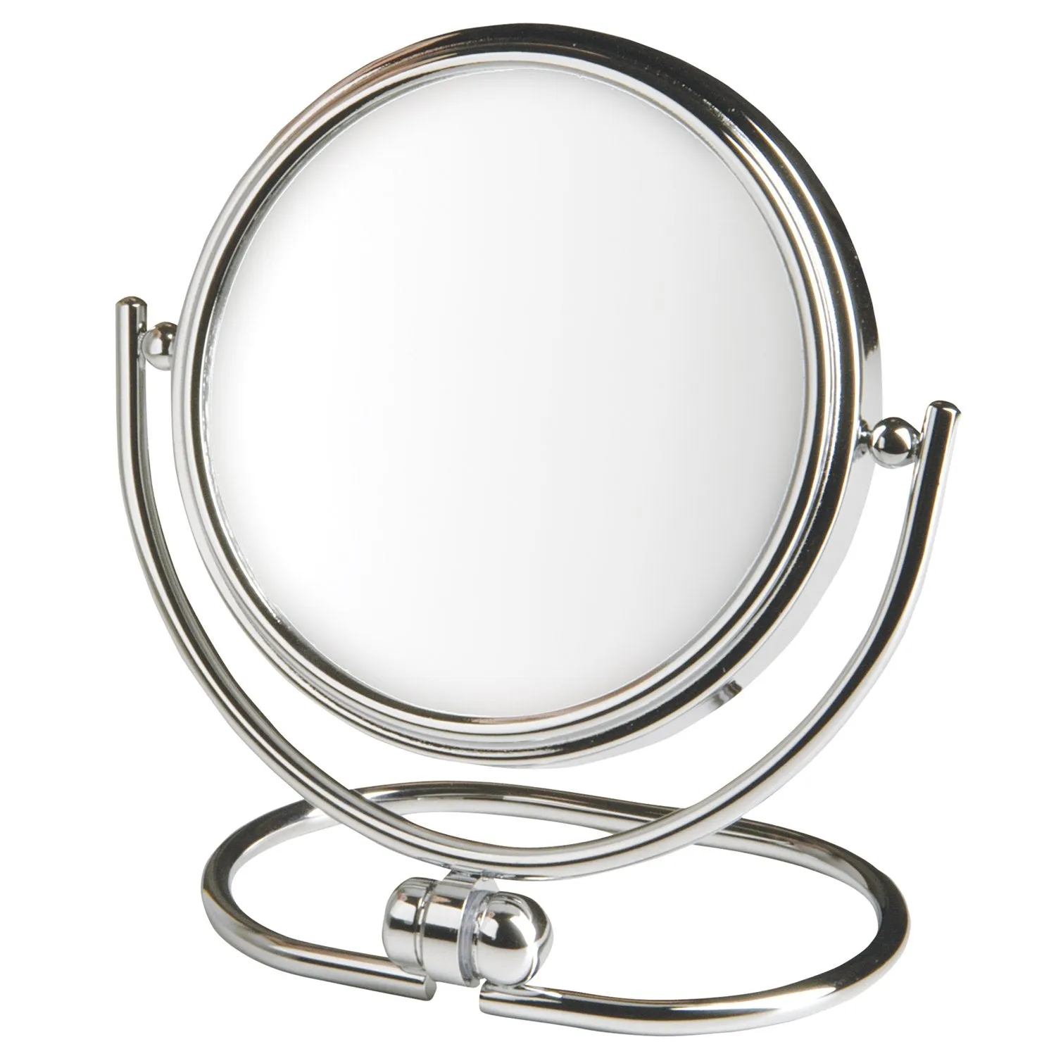 3" Mini Folding Travel Mirror w/10X Magnification