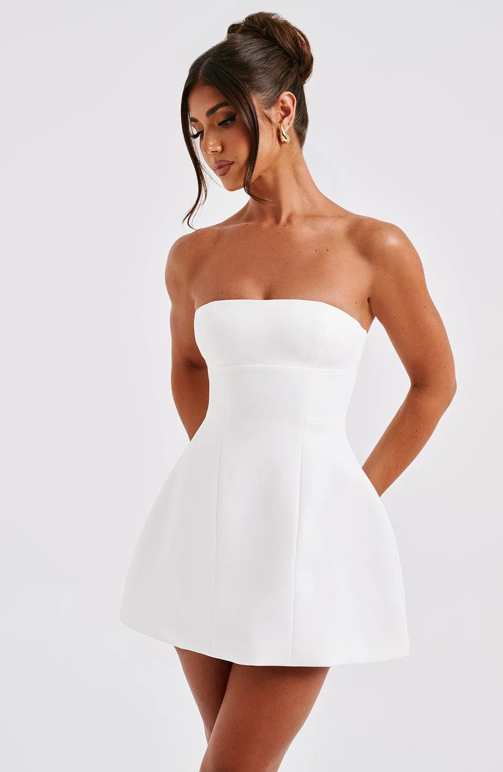 Africa Mini Dress - Ivory