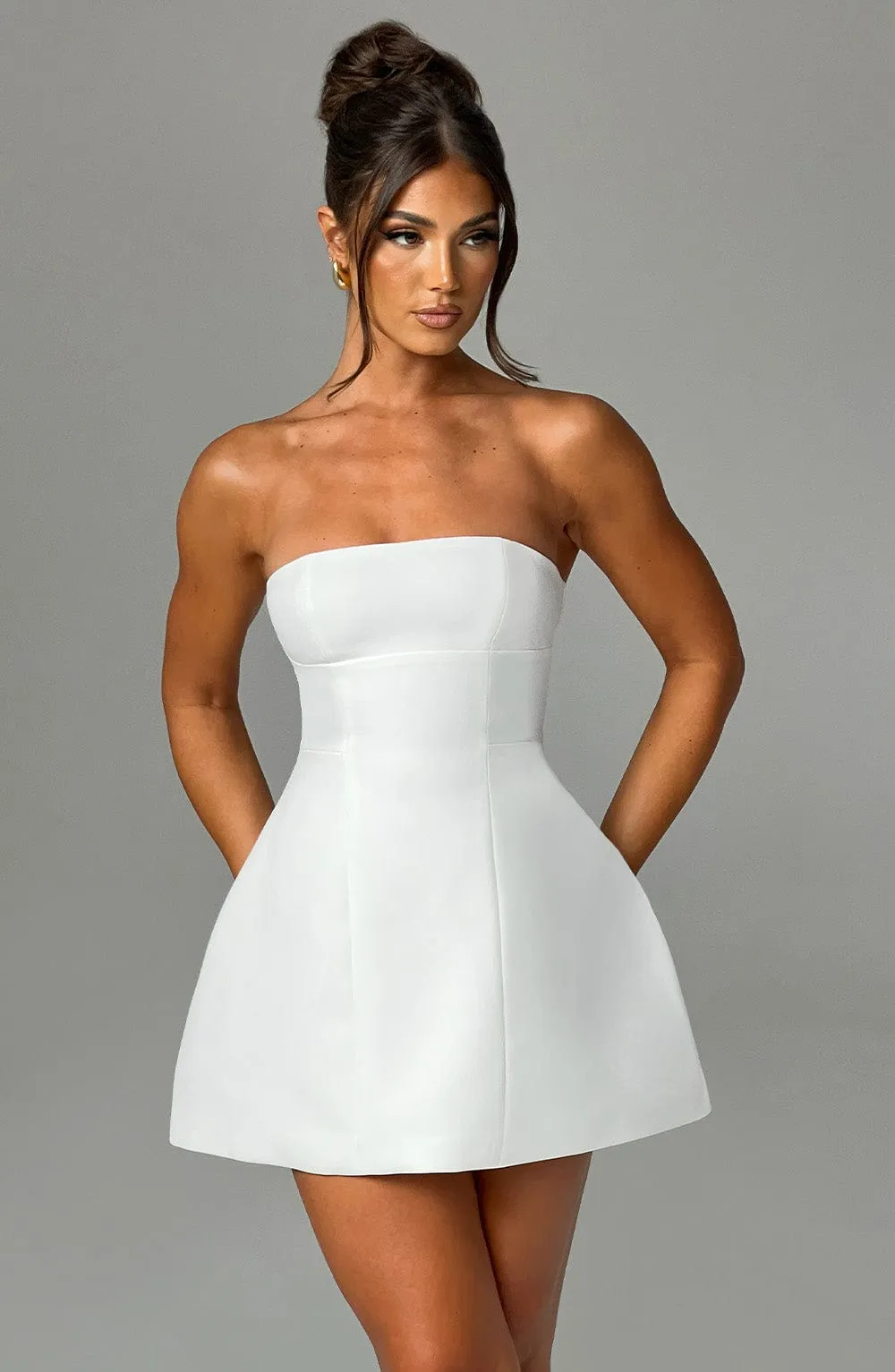 Africa Mini Dress - Ivory