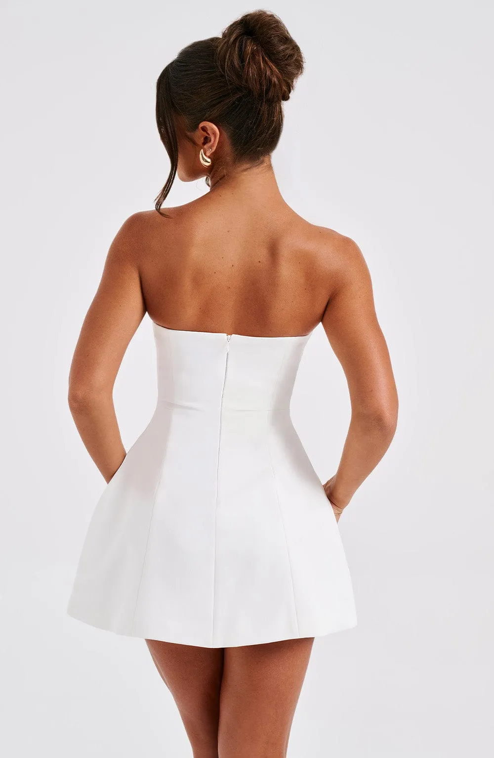 Africa Mini Dress - Ivory