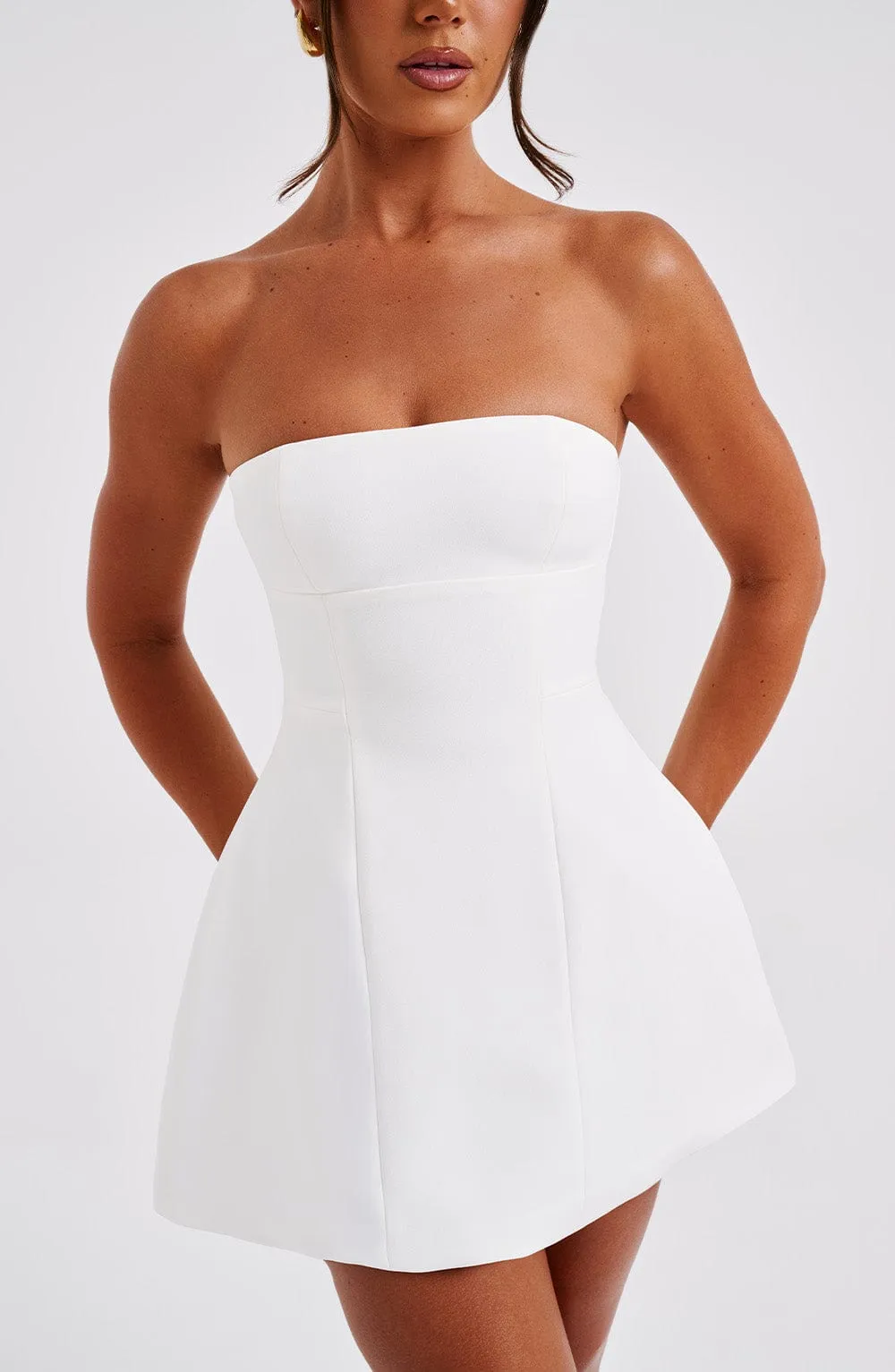 Africa Mini Dress - Ivory