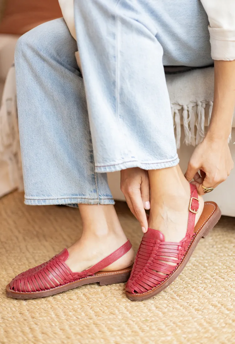 Amelia Sandal Cherry