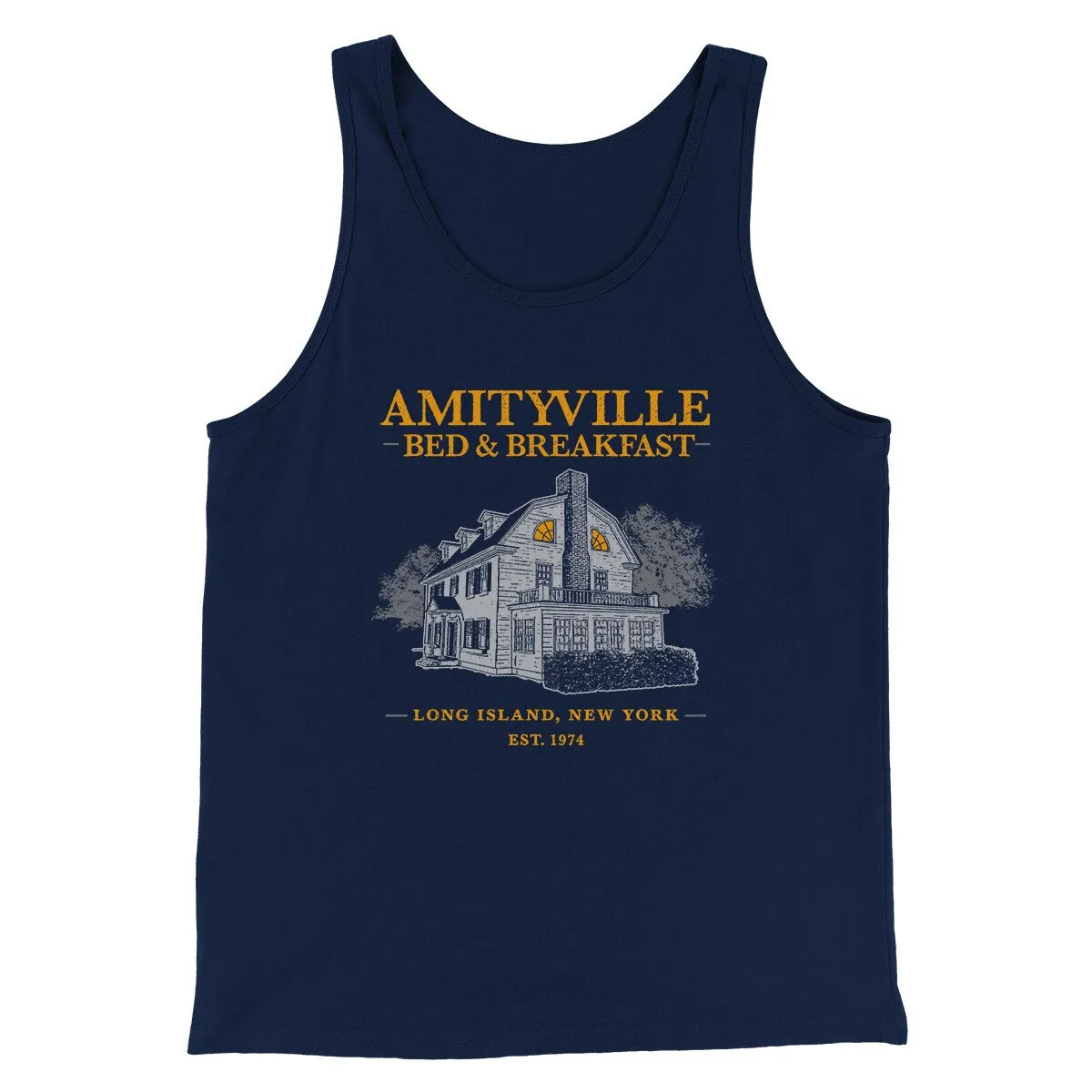Amityville Bed And Breakfast Funny Movie Men/Unisex Tank Top