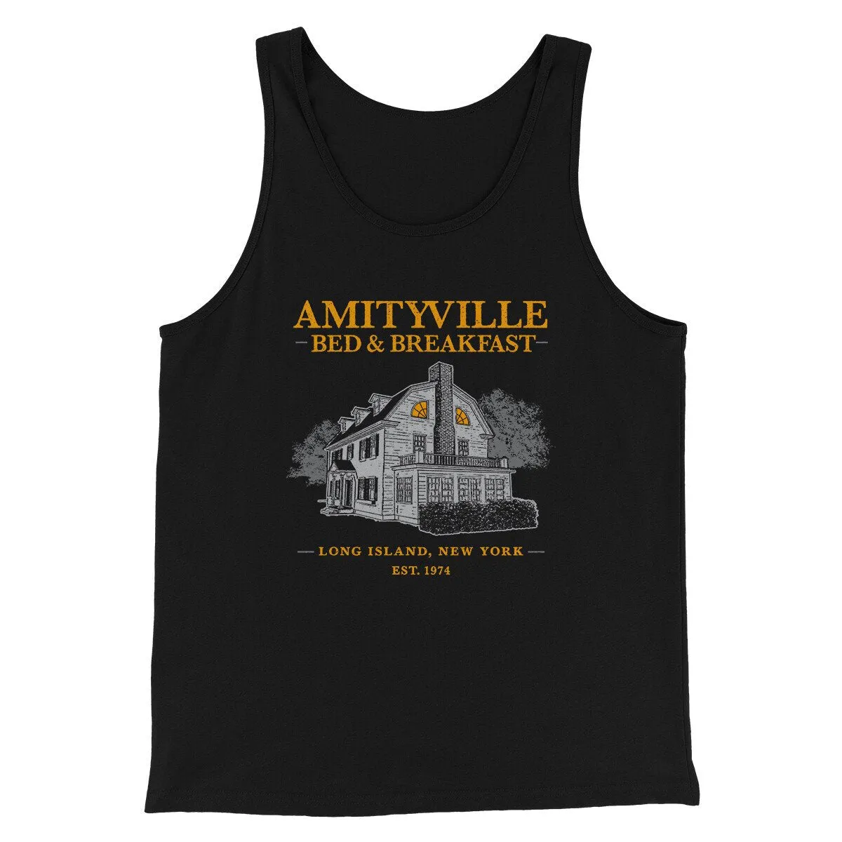 Amityville Bed And Breakfast Funny Movie Men/Unisex Tank Top