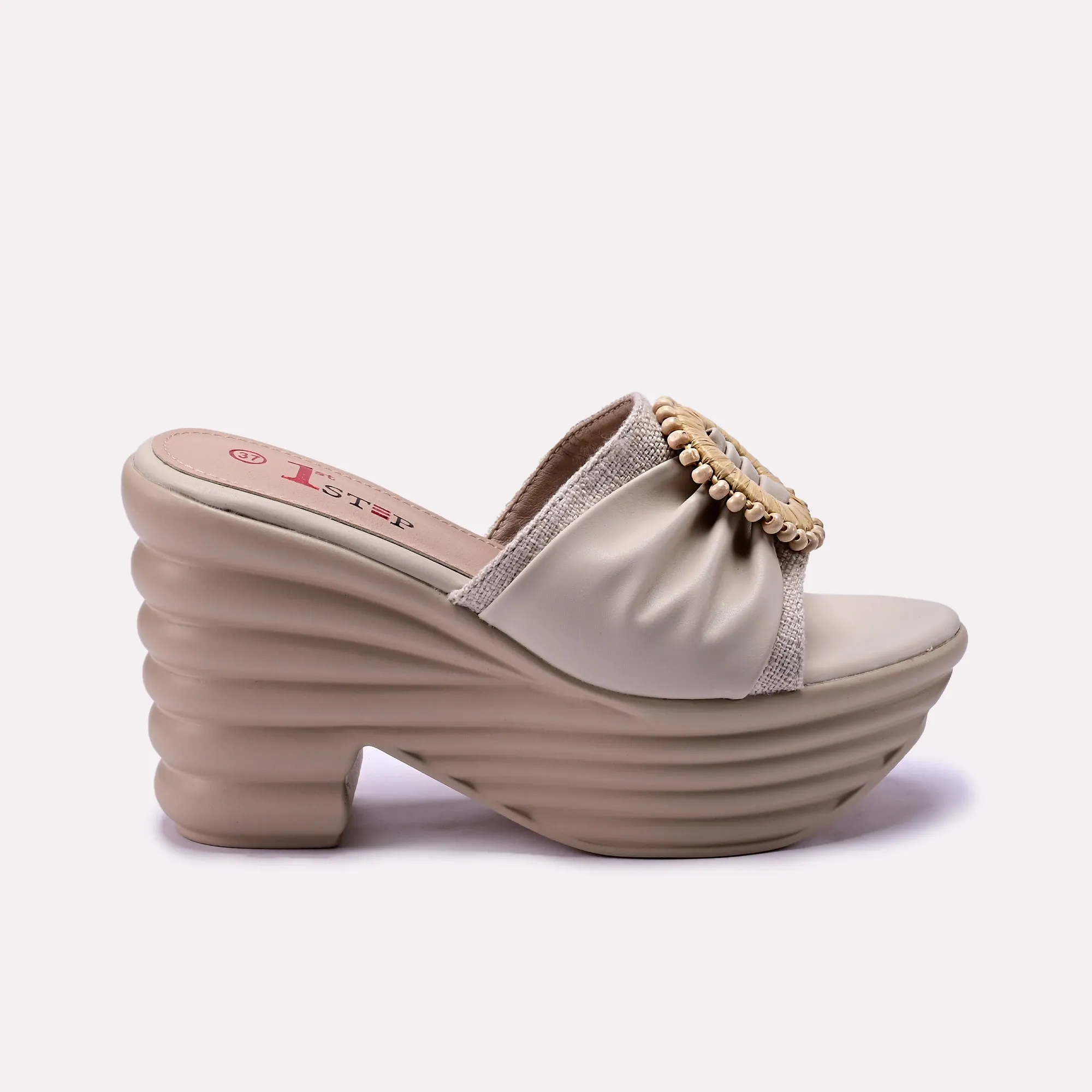 Anna Chunky Fawn Fancy Slipper 0412360