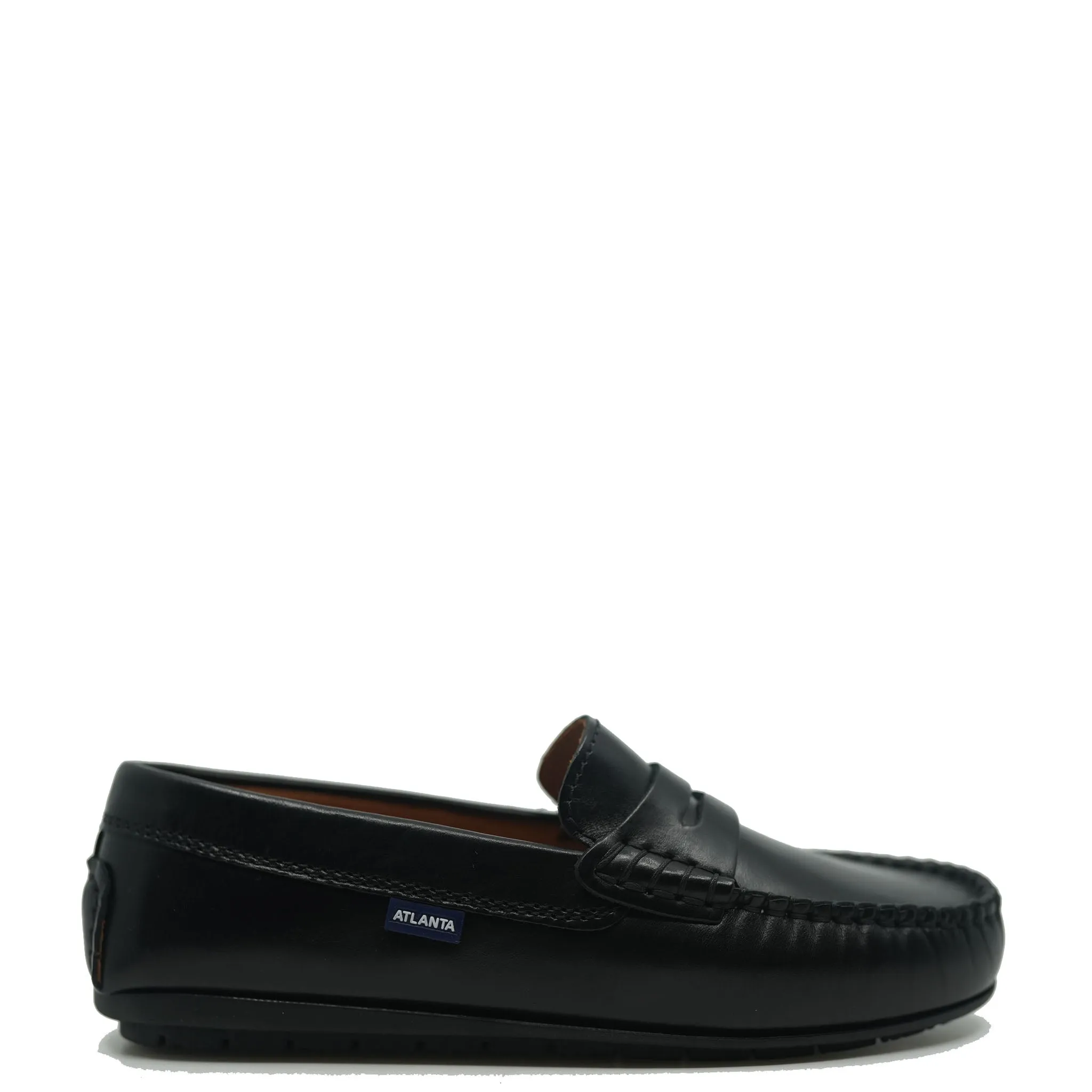 Atlanta Mocassin Black Florentic Penny Loafer