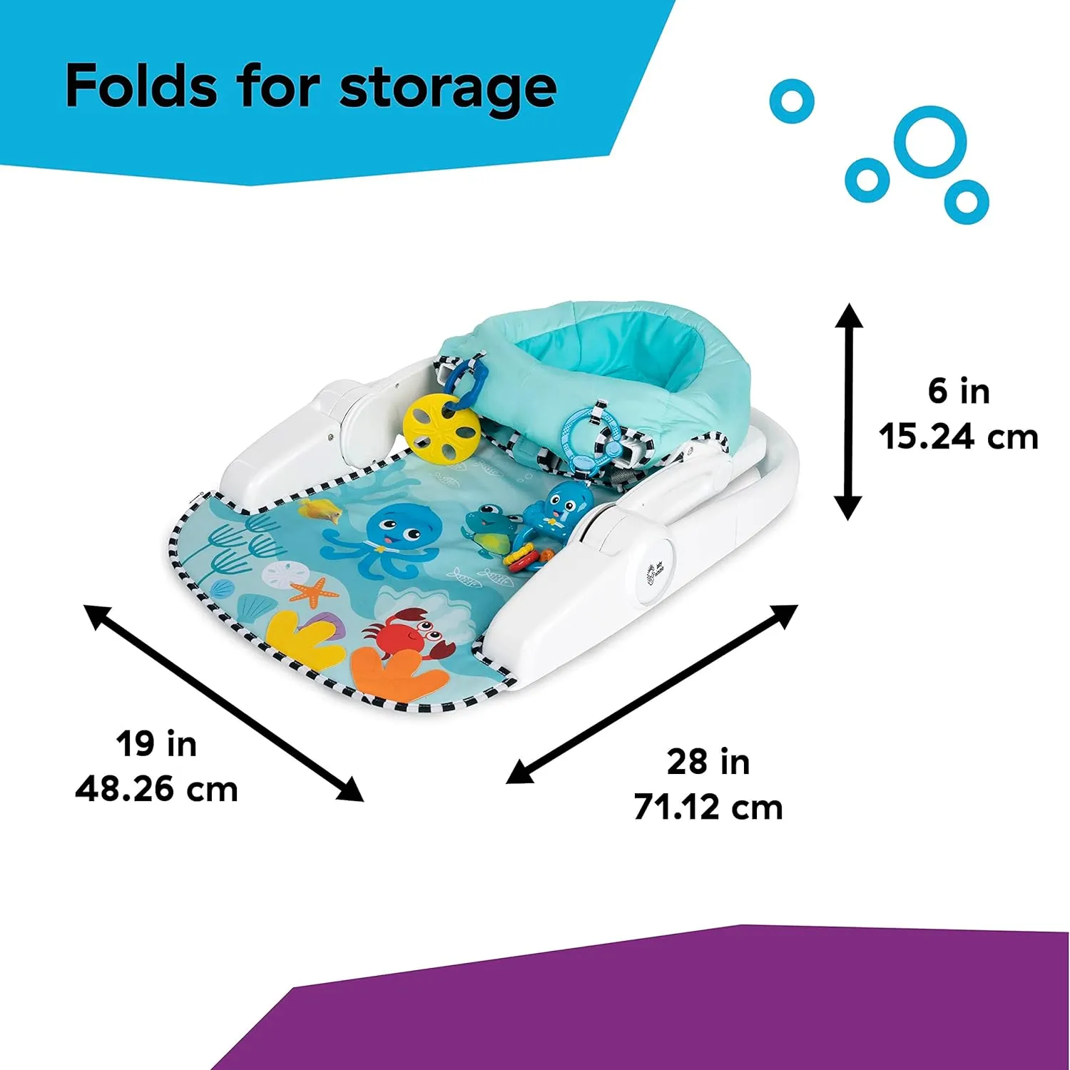 Baby Einstein Sea of Support™ 2-in-1 Sit-Up Floor Seat