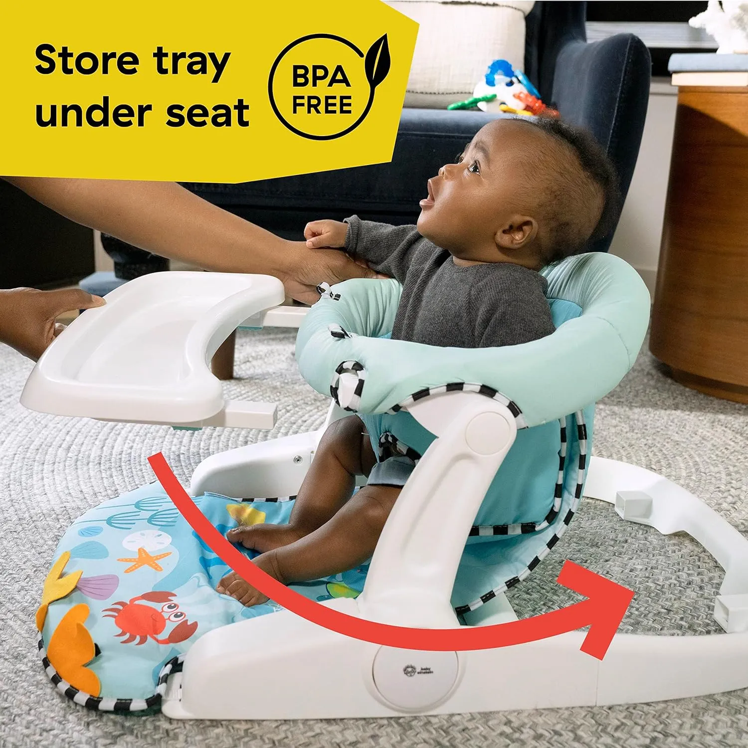 Baby Einstein Sea of Support™ 2-in-1 Sit-Up Floor Seat