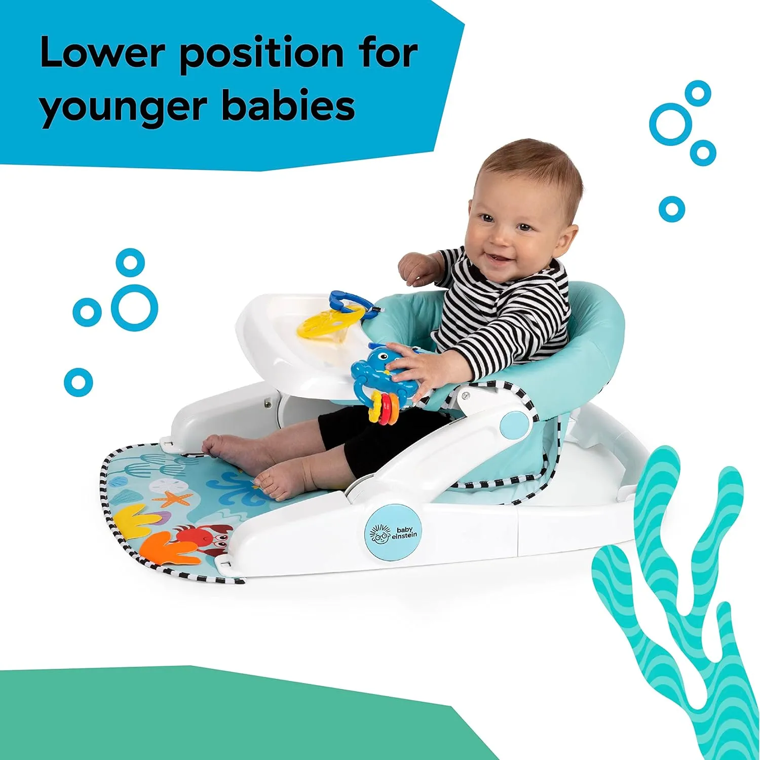 Baby Einstein Sea of Support™ 2-in-1 Sit-Up Floor Seat