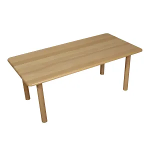Beechwood Rectangular Table H530mm