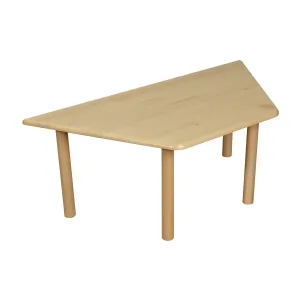 Beechwood Trapezoid Table H580mm