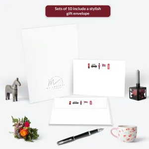 Beefeater Britain Flat Notecard Set