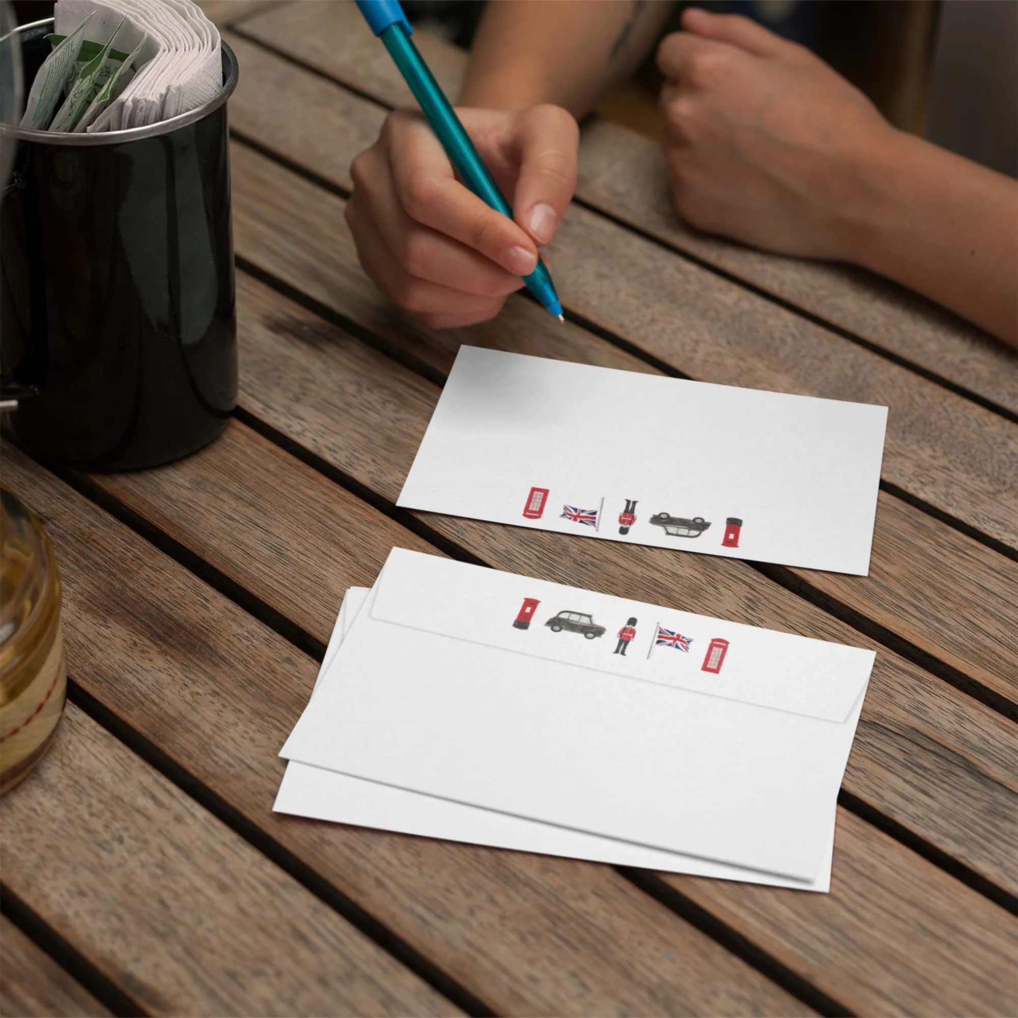 Beefeater Britain Flat Notecard Set