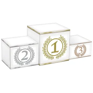 Beistle 3-D Podium Centerpiece 5 in  x 14 in  (1/Pkg) Party Supply Decoration : Sports