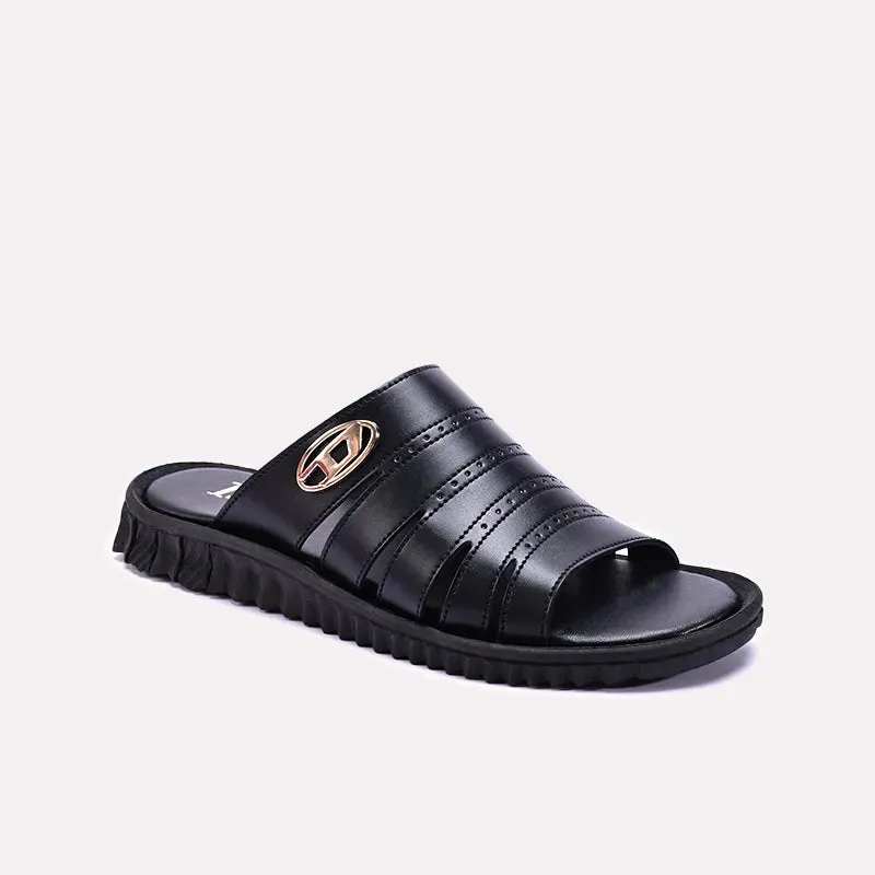 Black Casual Slippers 0151005