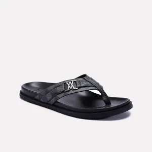 Black Comfy Flip Flops Mens 0151126