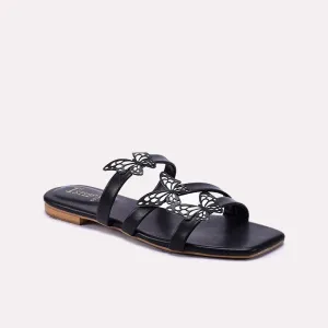 Black Flat Slippers 0412454