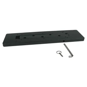 Black Removable Mounting Plate