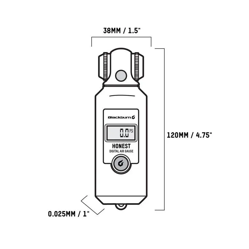 Blackburn Digital Pressure Gauge Honest