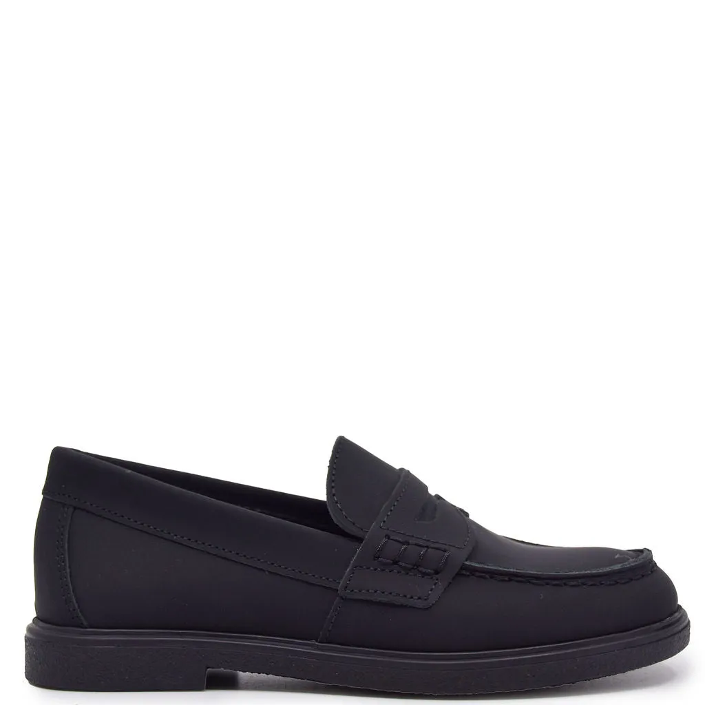 Blublonc Blue Rubber Penny Loafer