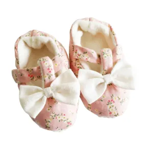 Bow Booties Posy Heart (0 - 6 months)