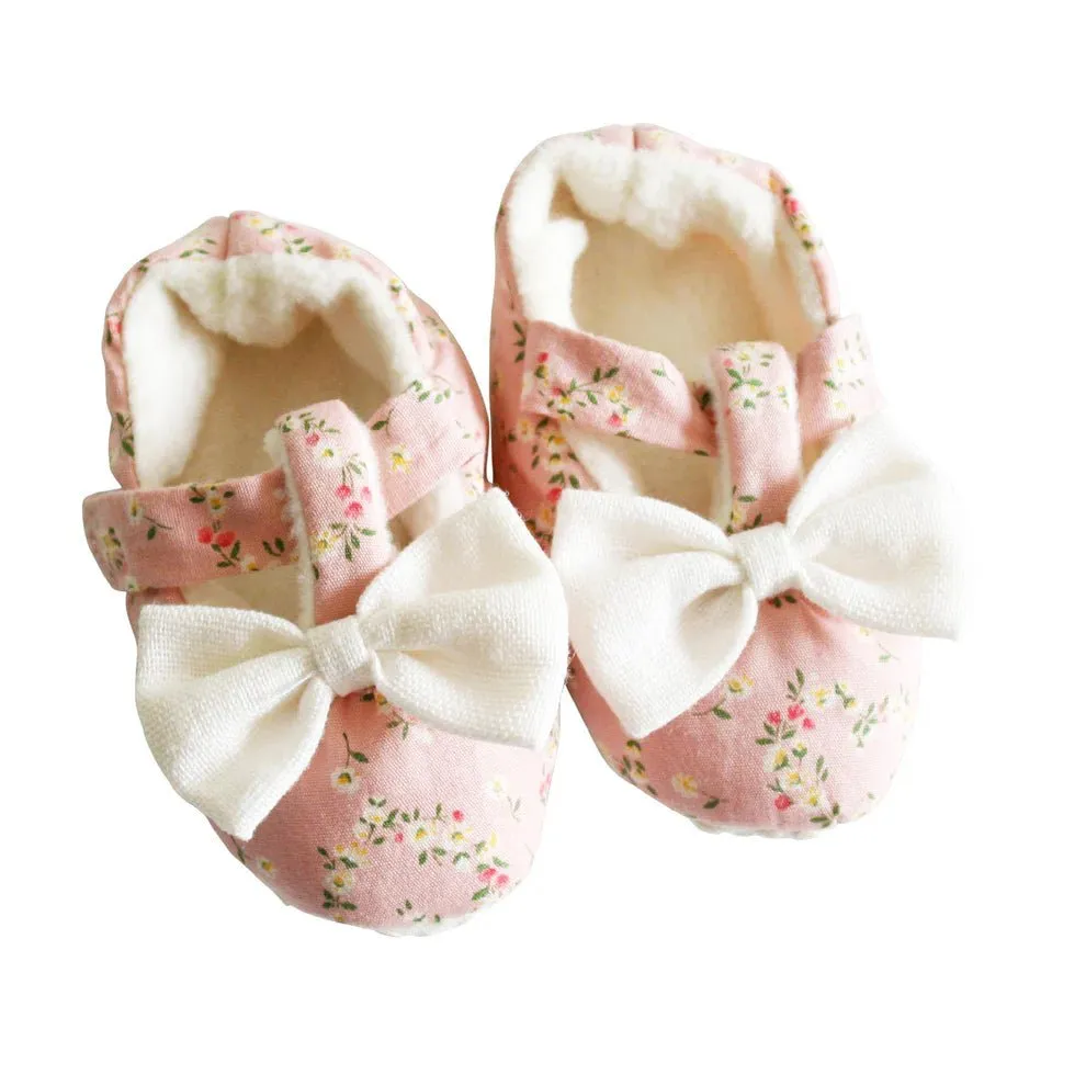 Bow Booties Posy Heart (0 - 6 months)