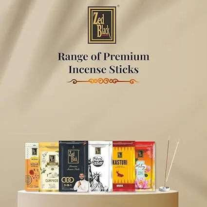 Box of Happiness contains Zed Black Incense Sticks Kit, Agarbatti, Dhoop Cones, Dhoop Sticks, Long Lasting Burning Sambrani Cups, Guggal Cups for auspicious festival gifts (Combo consists of the 19 items )