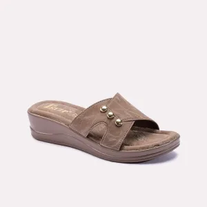 Brown Comfy Casual Slippers 0412665