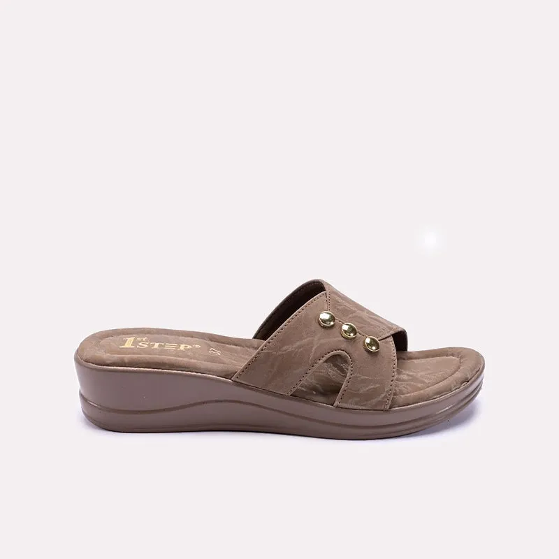 Brown Comfy Casual Slippers 0412665