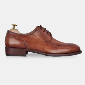 Brown Goodyear Welted Handmade Leather Shoes