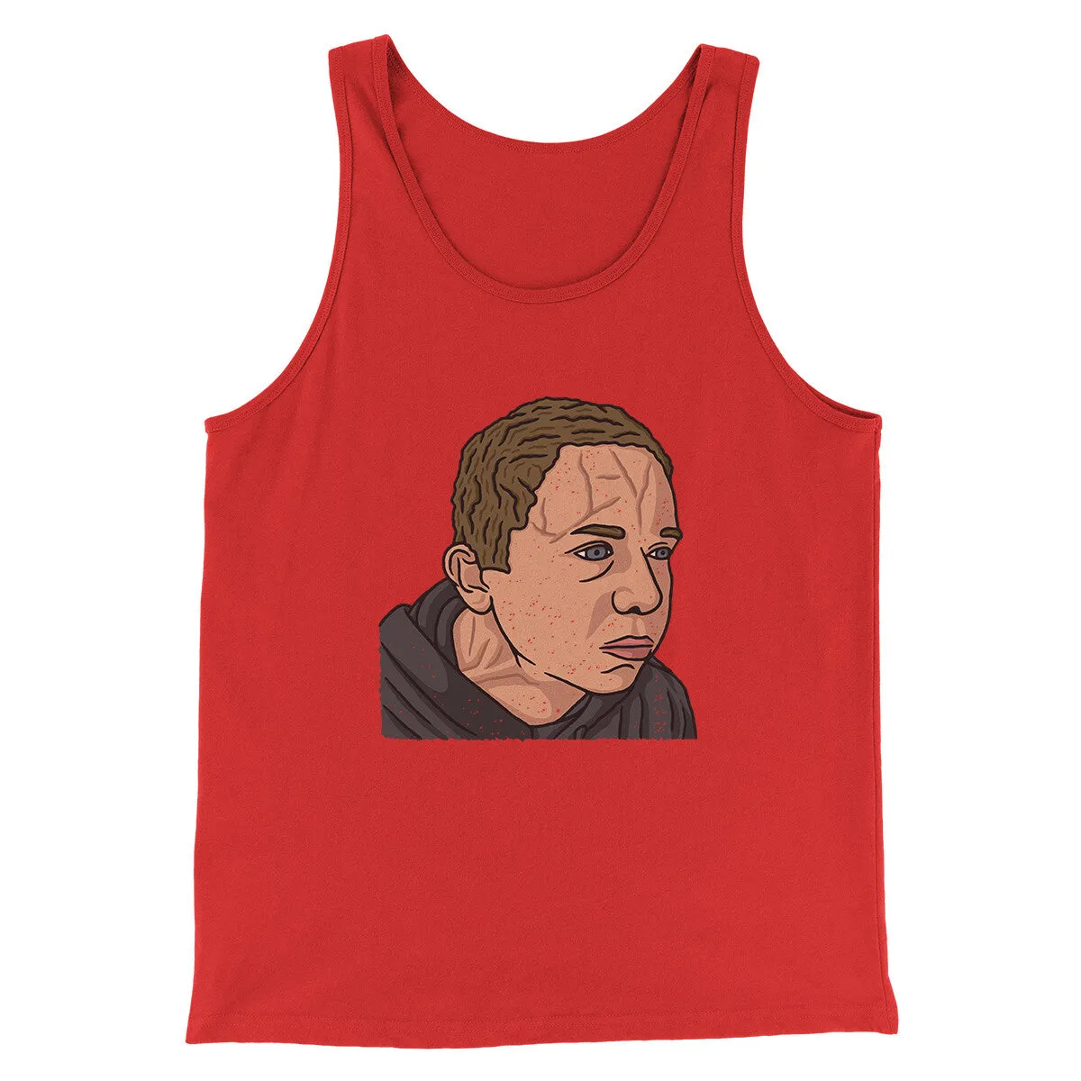 Bulging Forehead Vein Guy Meme Funny Men/Unisex Tank Top