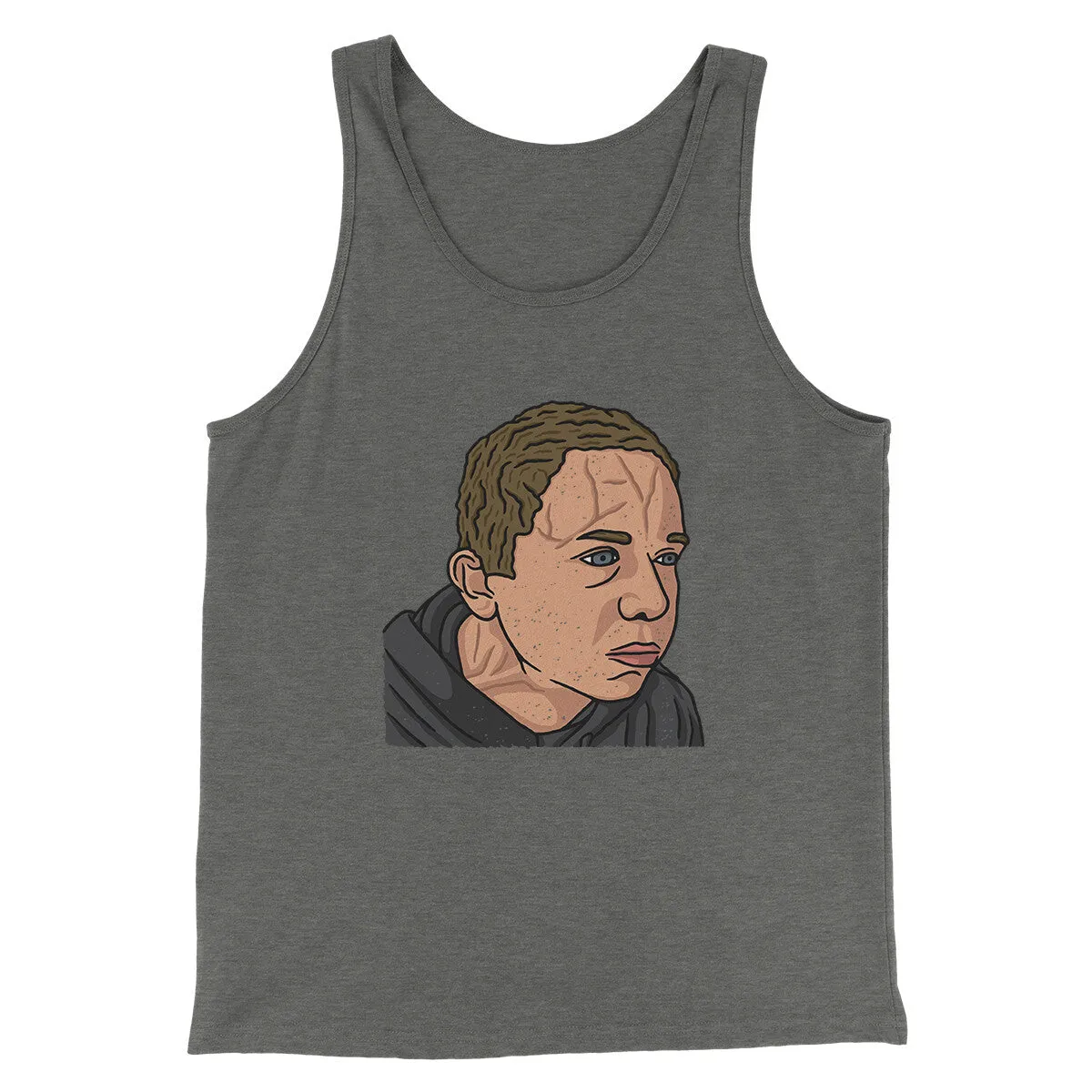 Bulging Forehead Vein Guy Meme Funny Men/Unisex Tank Top