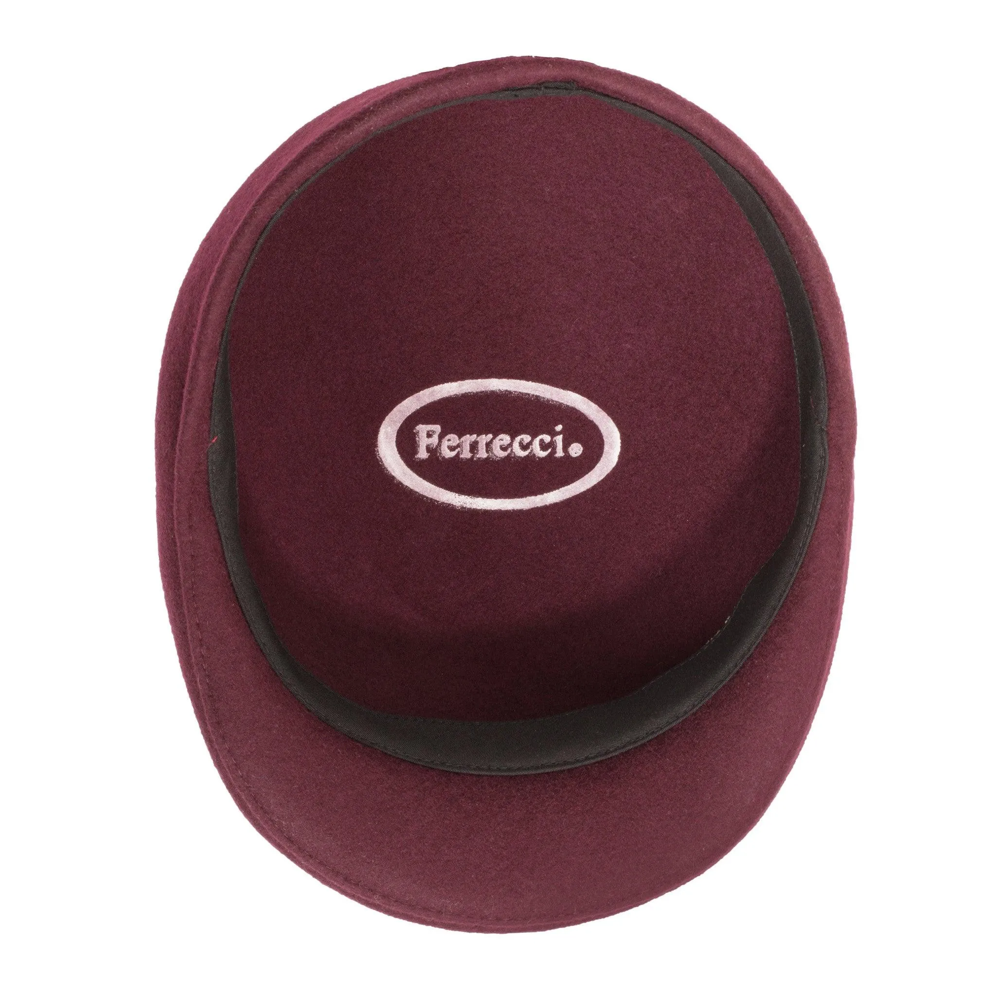 Burgundy Premium Wool English Hat