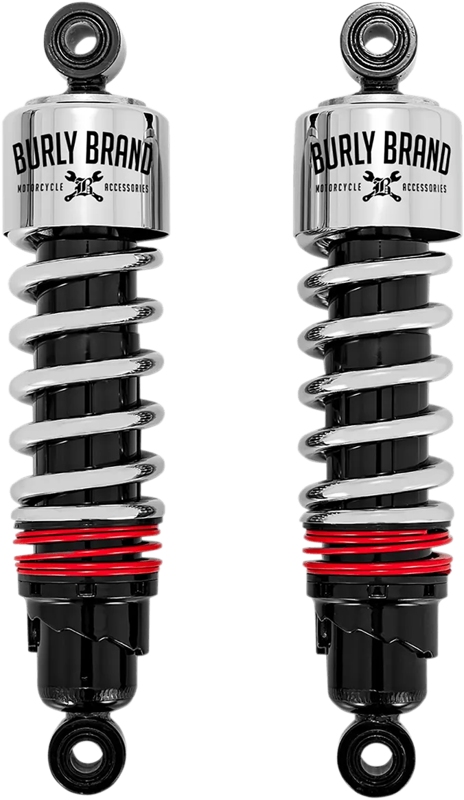 Burly Brand B28-1205 Slammer Plus Shocks - Chrome