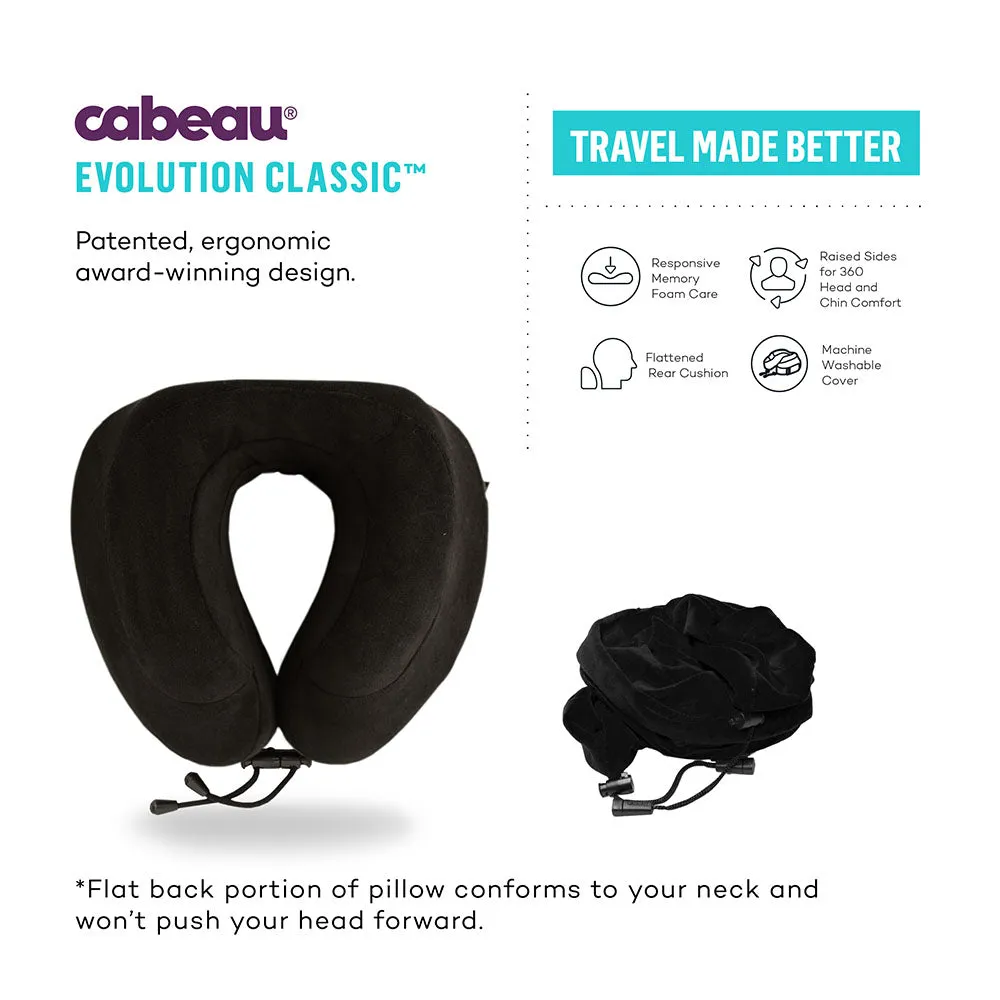 Cabeau Evolution Classic Neck Pillow - Black