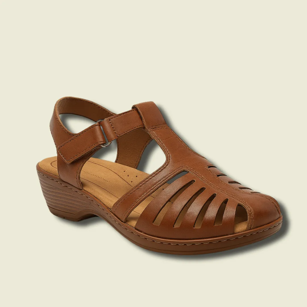 Carla - Casual leather orthopedic sandals