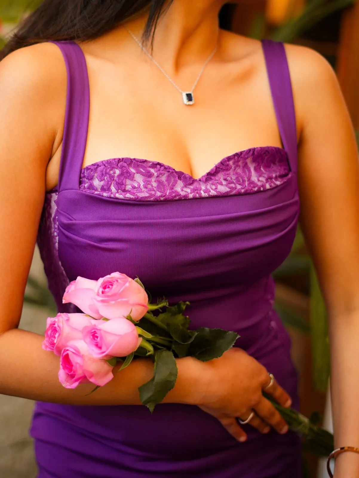 CELINE- DRESS (PURPLE)