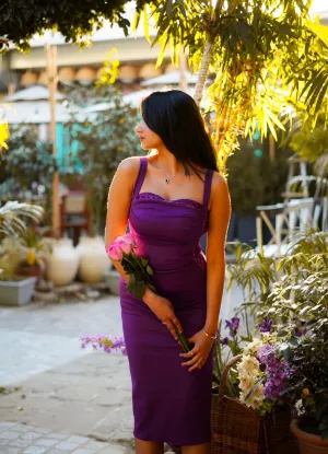 CELINE- DRESS (PURPLE)