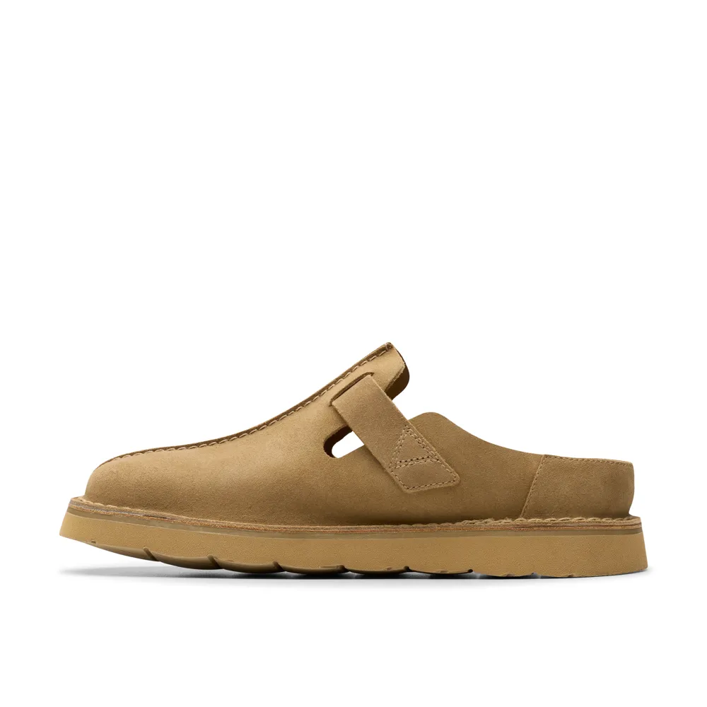 Clarks - Solsbury Mule - Dark Sand Suede - Sandals
