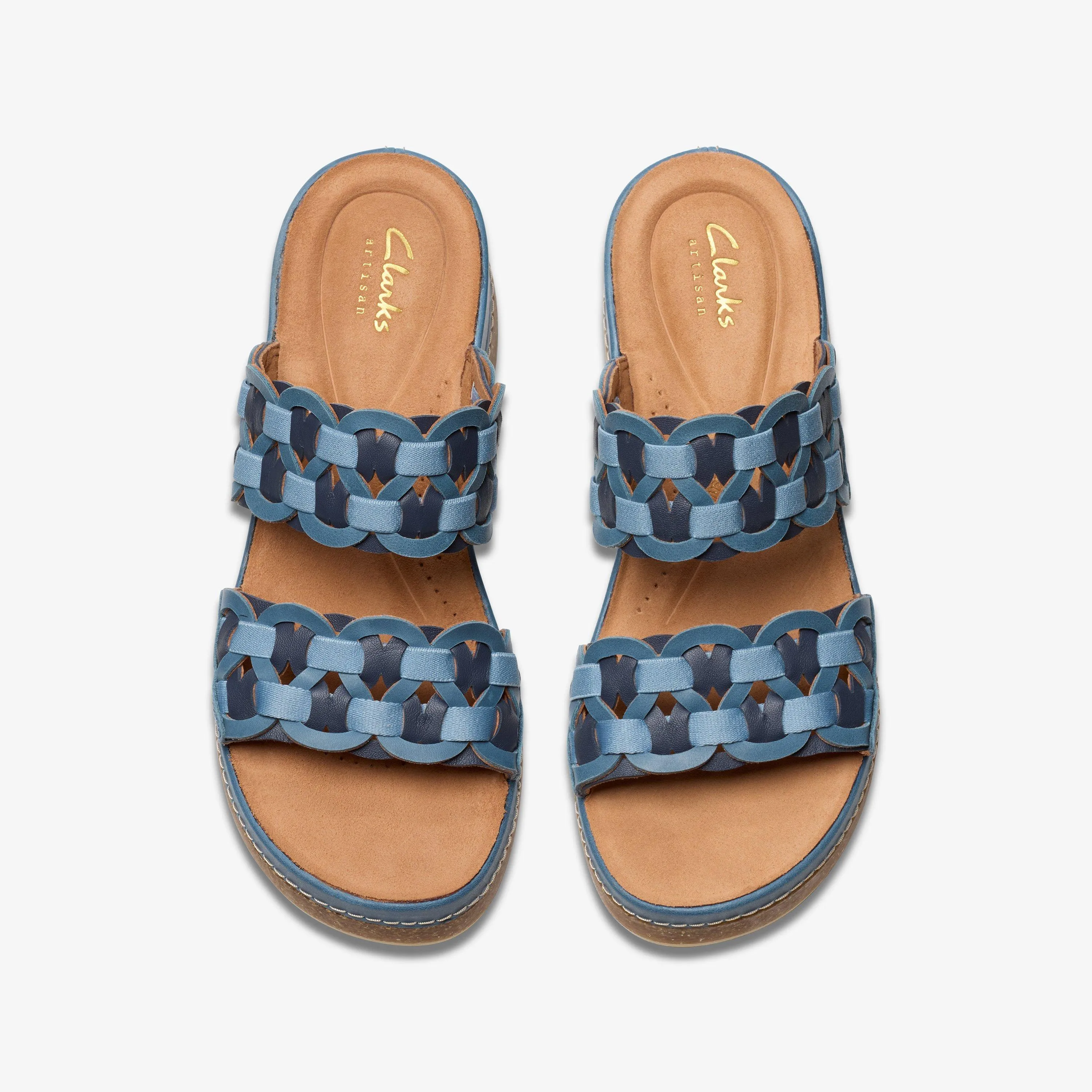 Clarks Women's Kassanda Mule Blue Combi 26181437