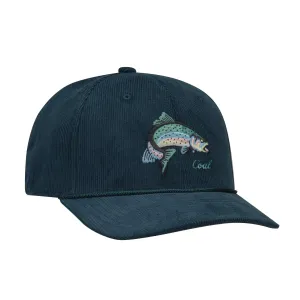 Coal Wilderness Low Corduroy Animal Snapback Cap - Teal (Rainbow)