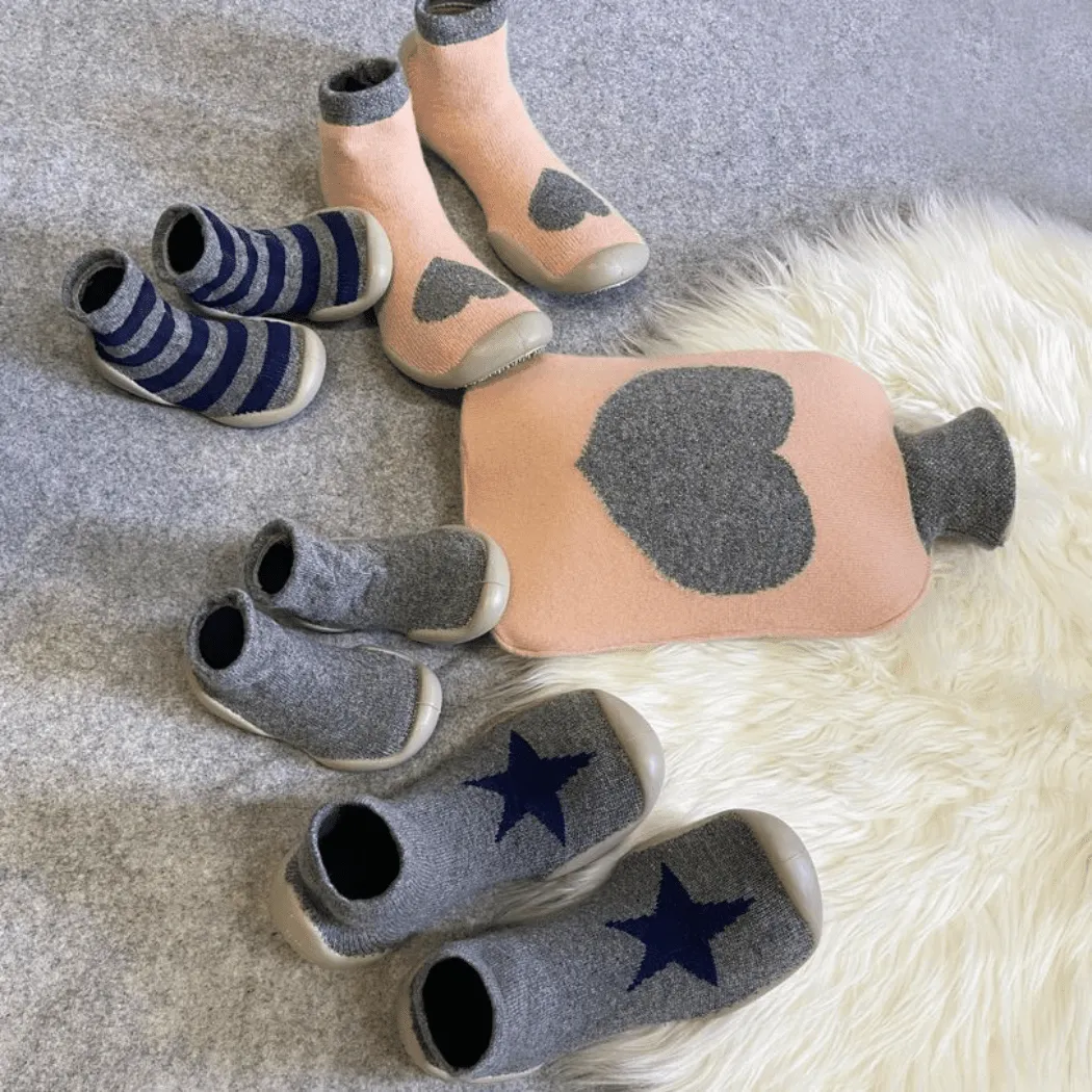 Collegien Slipper Socks - Warm Heart 28-29