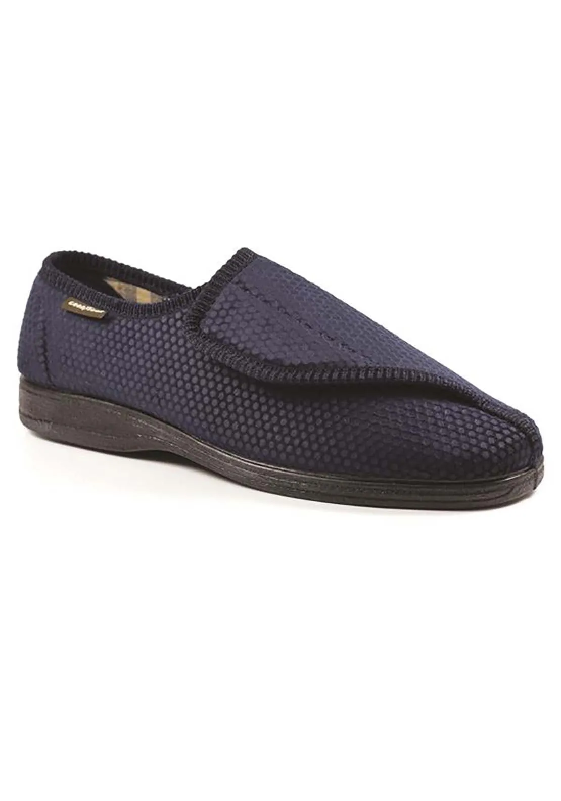 Columbus11 Velcro Slipper - Blue