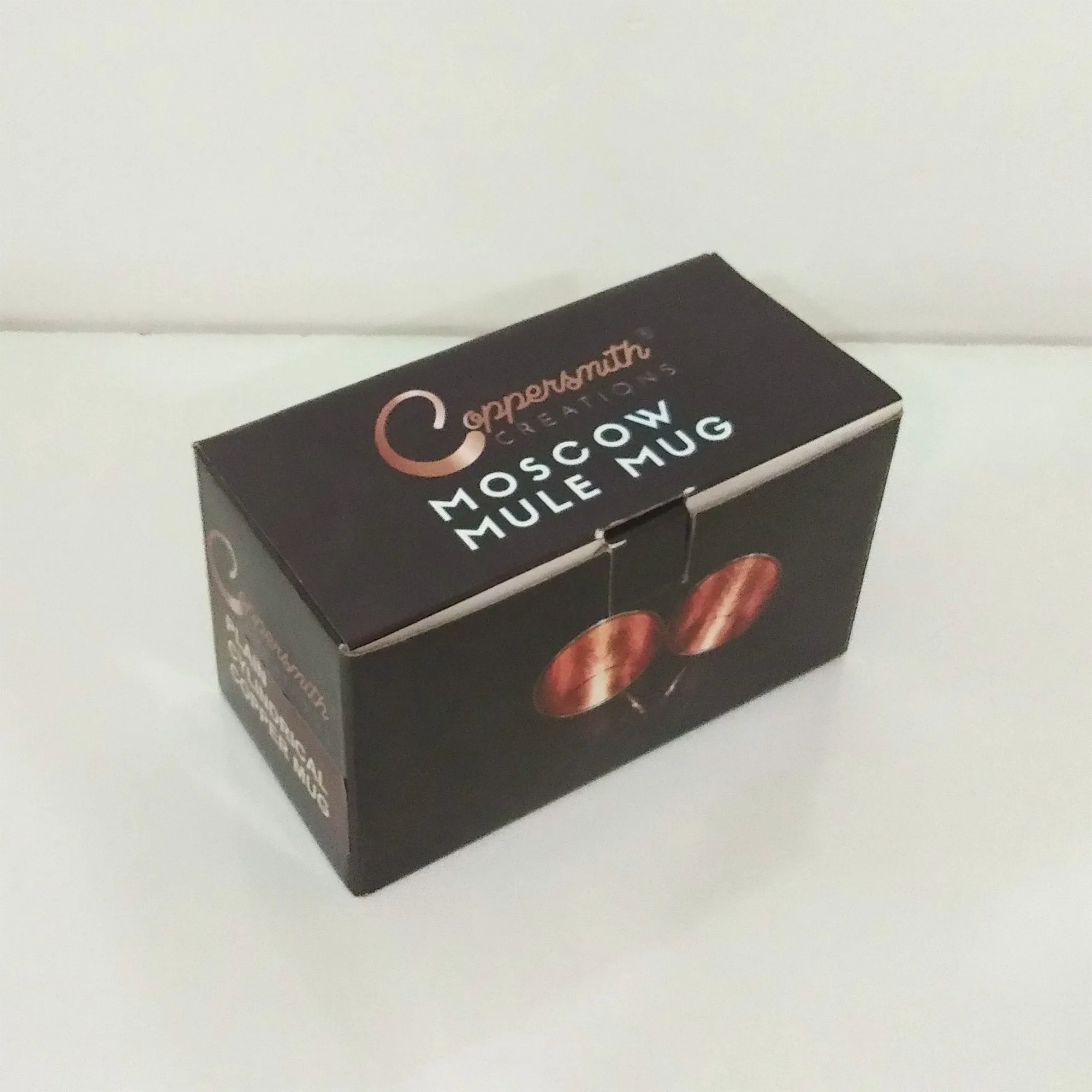 Copper Moscow Mule Mugs Plain (Set of Two)