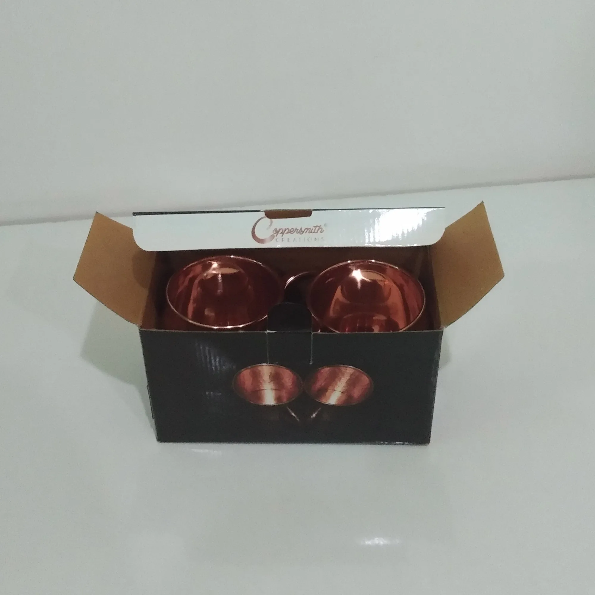 Copper Moscow Mule Mugs Plain (Set of Two)